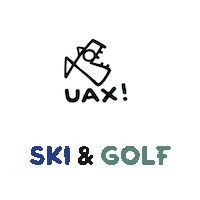 golf_resort_kaskada golf ski resort uax Sticker