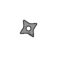 Attack Shuriken Sticker