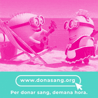 DonaSang cine playa minions animacion GIF