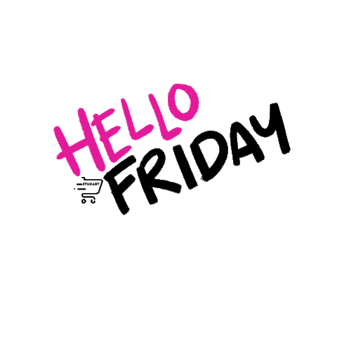 Its Friday Sticker by Etukart