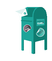 Vote Mailbox Sticker by CharlieClark2020