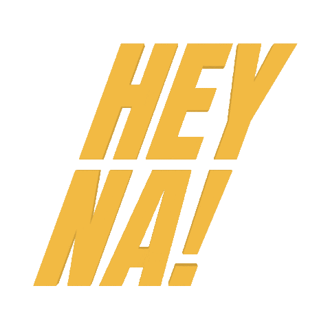 Hey Na Yellow Sticker by HEY NA!