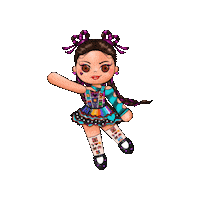 Milenawarthon latin chola milena muñeca Sticker