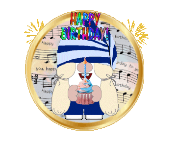 Happy Birthday Gnome Sticker