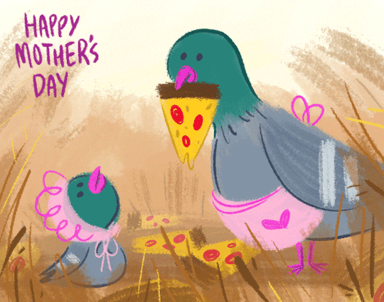 Mothers Day Pizza GIF by Caroline Director