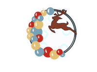 New Year Christmas Sticker