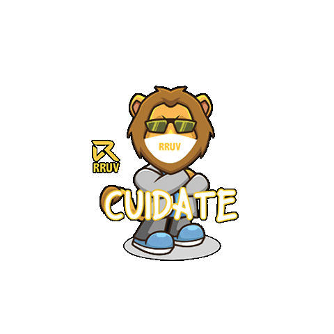 RRUV giphyupload leon cuidate unidad Sticker