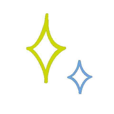 Blue Diamond Stars Sticker by awen&co