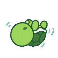 Turtle Shell Sticker by Jugendtagung