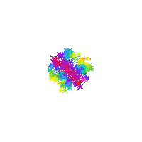 new years fireworks Sticker