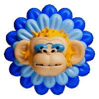 Glowing Blue Light Sticker by Evan Hilton