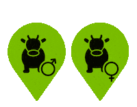 Cow Toro Sticker by Digitanimal