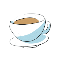 MsSlow coffee drink tea drinking Sticker