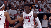 High Five Nba Playoffs GIF by NBA