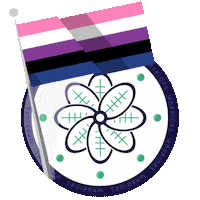 Dublin Pride Sticker by Emerald Warriors RFC