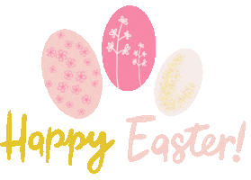 Happy Easter Eg Sticker