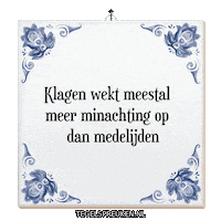 Nl Reflectie Sticker by Tegelspreuken.nl