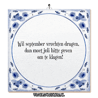 Humor September Sticker by Tegelspreuken.nl