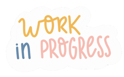 Create Work In Progress Sticker