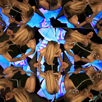 photobooth portrait kaleidoscope timeframe GIF