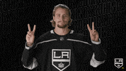 adrian kempe wink GIF by LA Kings