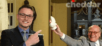 cheddar funny lol laughing haha GIF