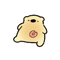 Wang__Ko__ donut scratchy 도넛 긁적 Sticker