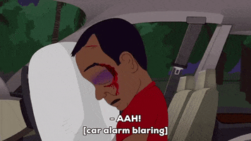 despair airbag GIF by South Park 