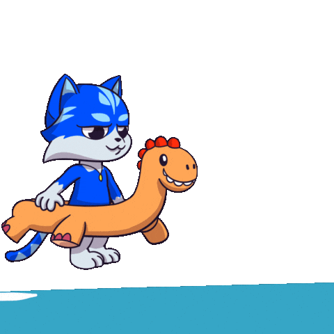 Cat Fun Sticker by Toshithecat