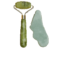primallypure tcm clean beauty gua sha lymphatic drainage Sticker