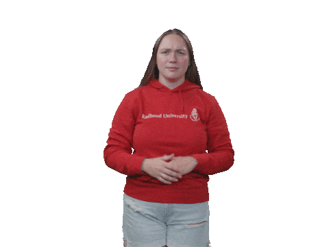 Suprised Idk Sticker by Radboud University