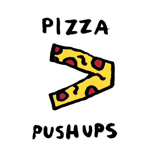 Work Out Pizza Sticker by Aerie