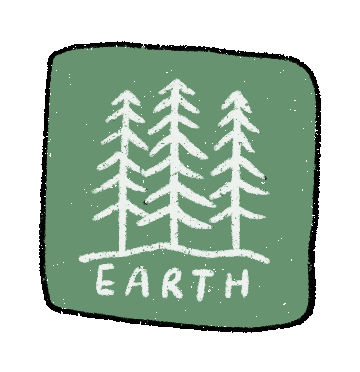 mangprous travel earth tree forest Sticker