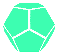 lacteocosmico 3d geometry cosmic latte Sticker