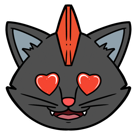 Cat Love Sticker
