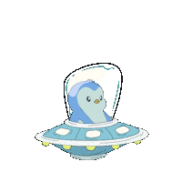 Get In Lets Go Sticker by Pudgy Penguins
