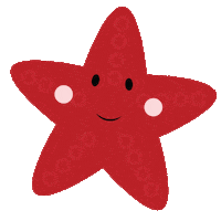 Sea Star Smile Sticker