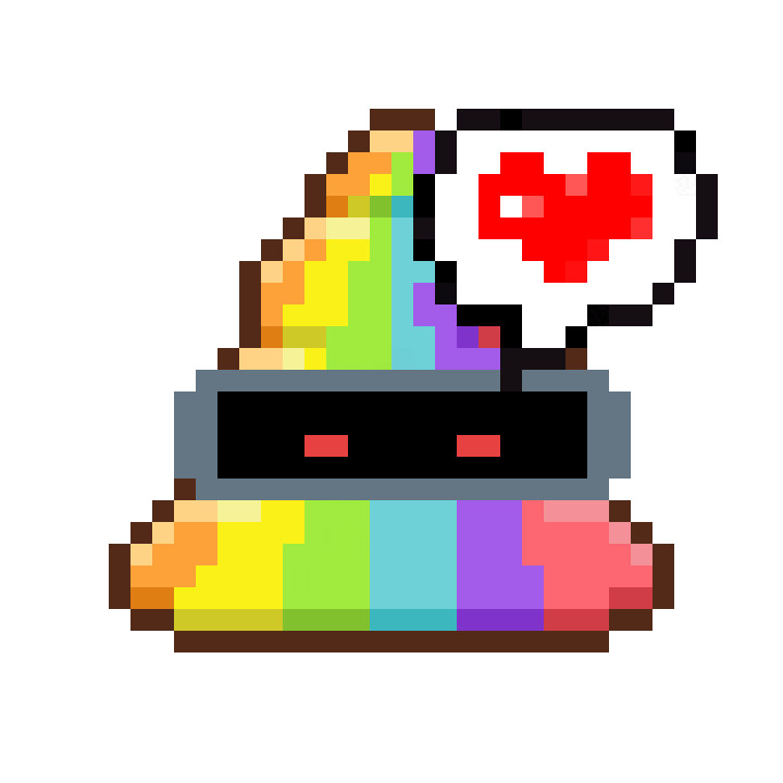 Art Shitting Sticker by Poopies.io