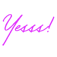 Yesss Sticker by Haute Barre Studio