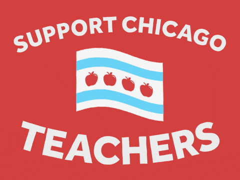 ethanbarnowsky giphyupload chicago strike teachers GIF