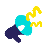 Megaphone Sticker by GoVolunteer