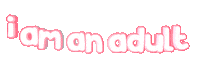 Grown Up Mood Sticker