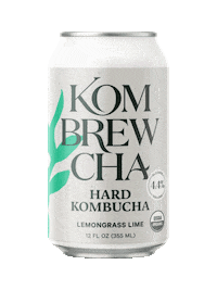 hardkombucha lifesbrewing Sticker by kombrewcha