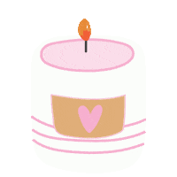 Candle Love Sticker by MM DESIGNER