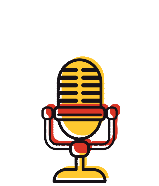 Podcast Mic Sticker by Slice