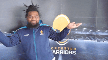happy joe taufete'e GIF by Worcester Warriors