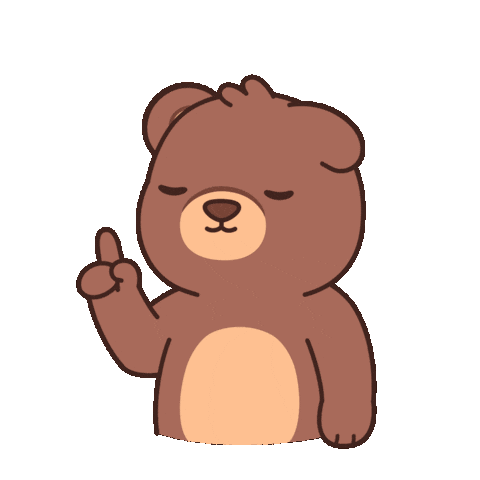 Disappointed No Way Sticker by BEARISH