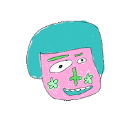 Happy Girl Sticker