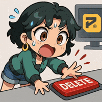 Delete Red Button GIF by Persona