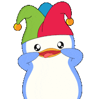 Joking April Fools Sticker by Pudgy Penguins